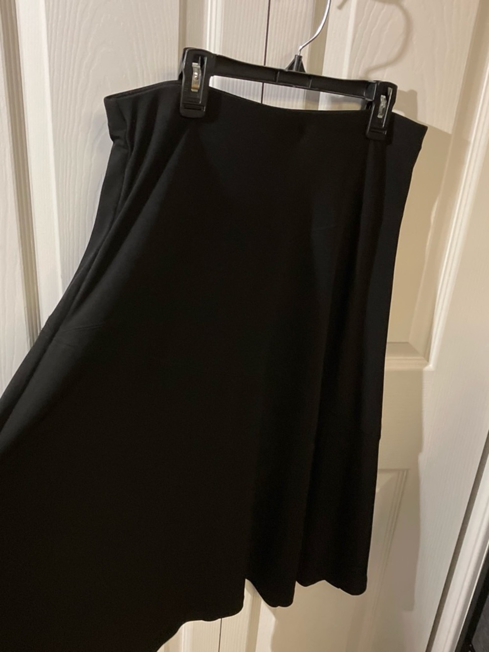 JM Collection Black A-Line Skirt